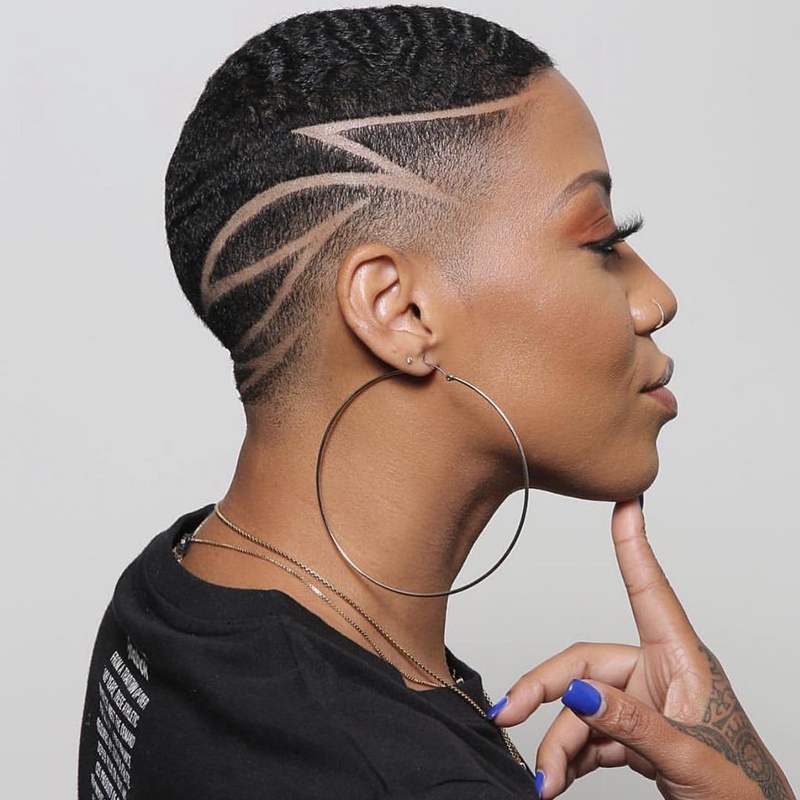 6 Natural Hairstyles with Shaved Sides