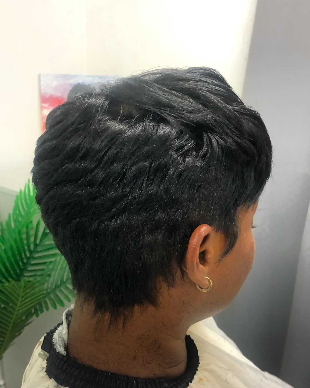 Short Hairstyles For Black Women Back View