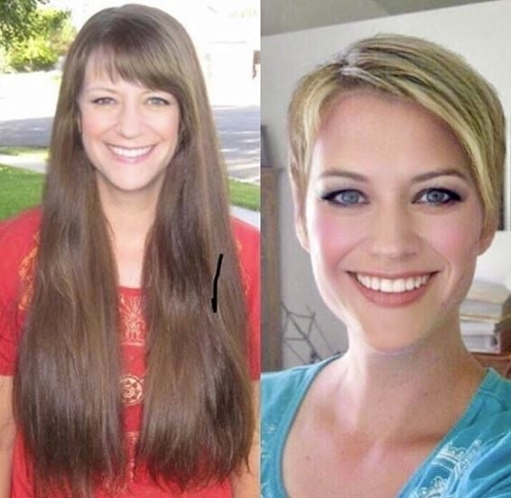 110 Before After Short Hair Photos Long To Short Hair Transformations