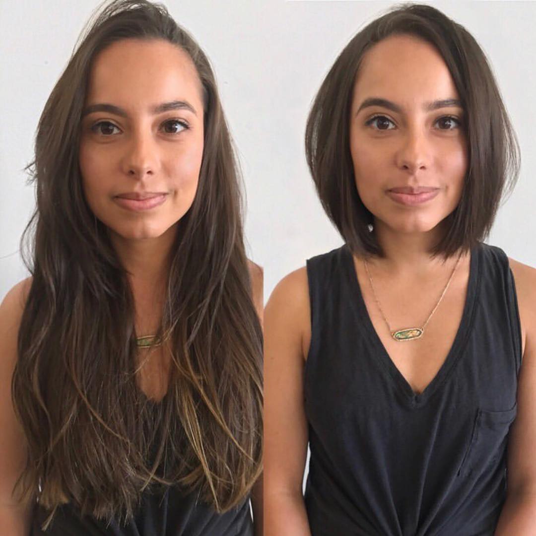 110 Before / After Short Hair Photos - Long to Short Hair Transformations