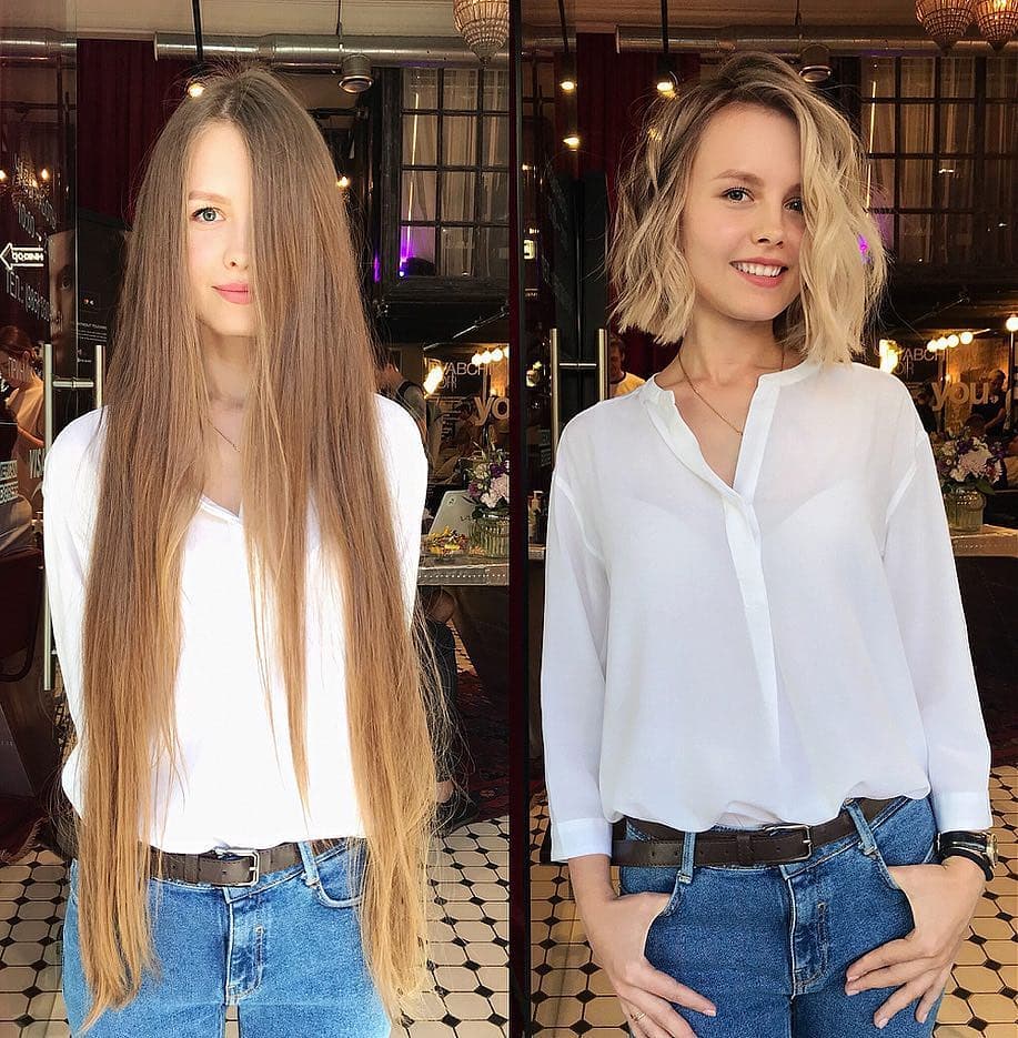 Celebrity Long V Short Hairstyles All Of The Short and Long Hair Inspo You  need  Glamour UK