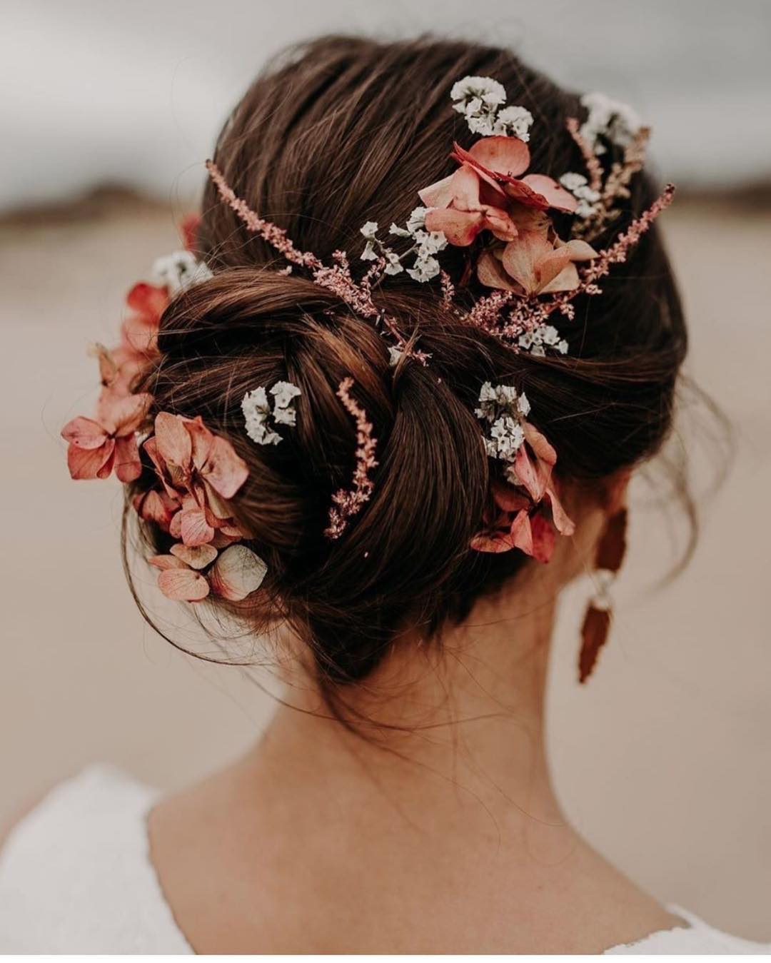 30 Stunning Wedding Hairstyles With Flowers In 2021