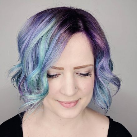 35 of the Most Beautiful Short Hairstyles with Pastel Colors