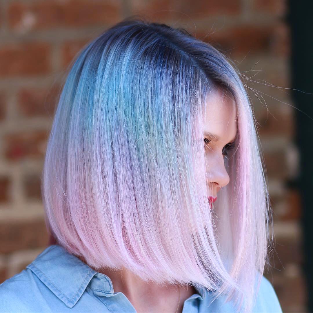 35 Of The Most Beautiful Short Hairstyles With Pastel Colors