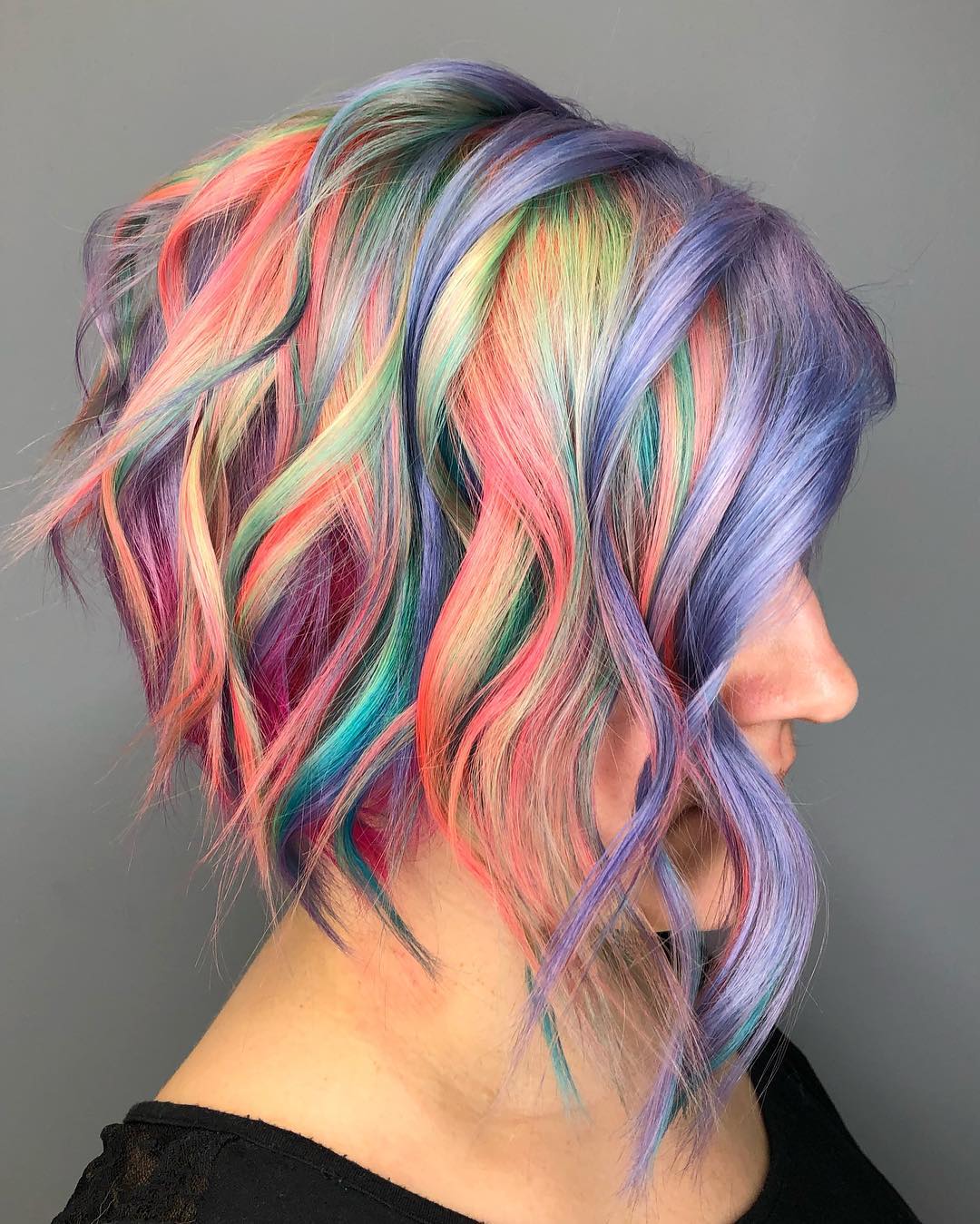 35 of the Most Beautiful  Short  Hairstyles  with Pastel Colors