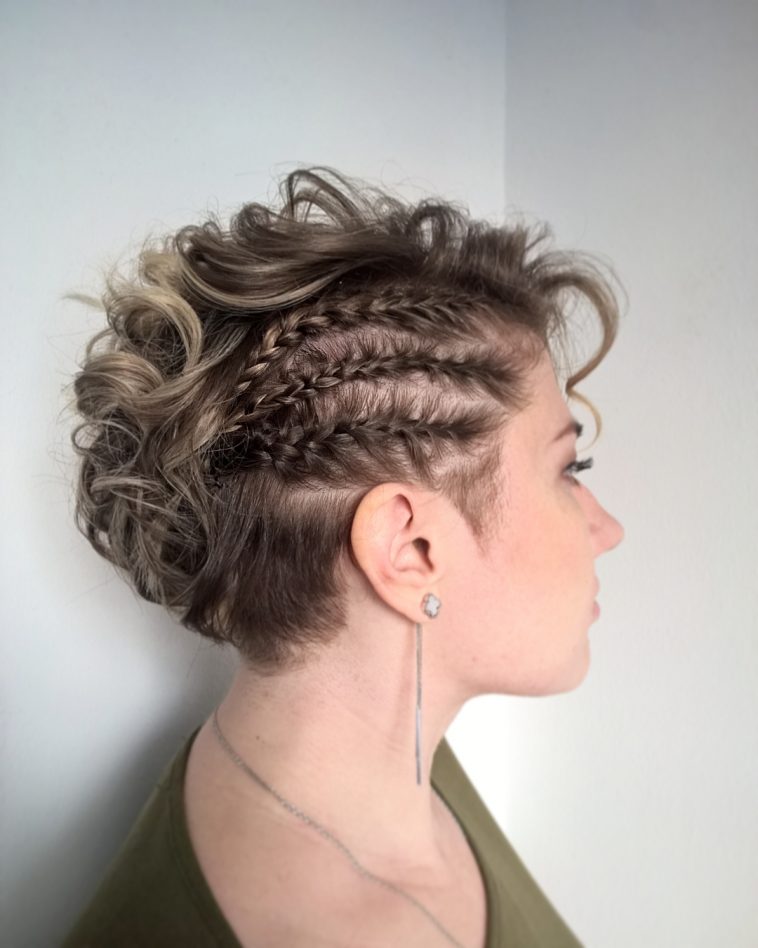 30 Stunning Braided Short Hairstyles