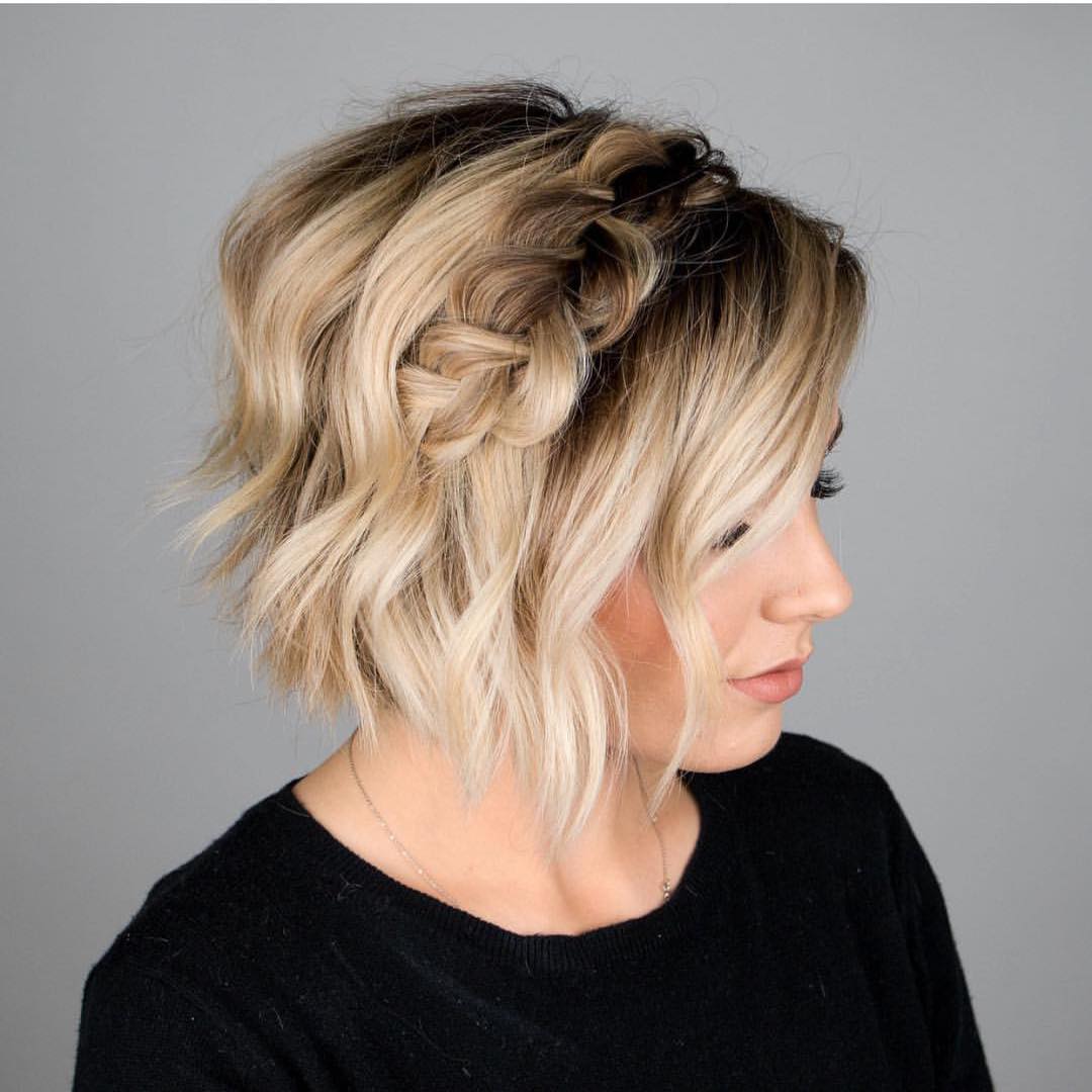 short messy bob