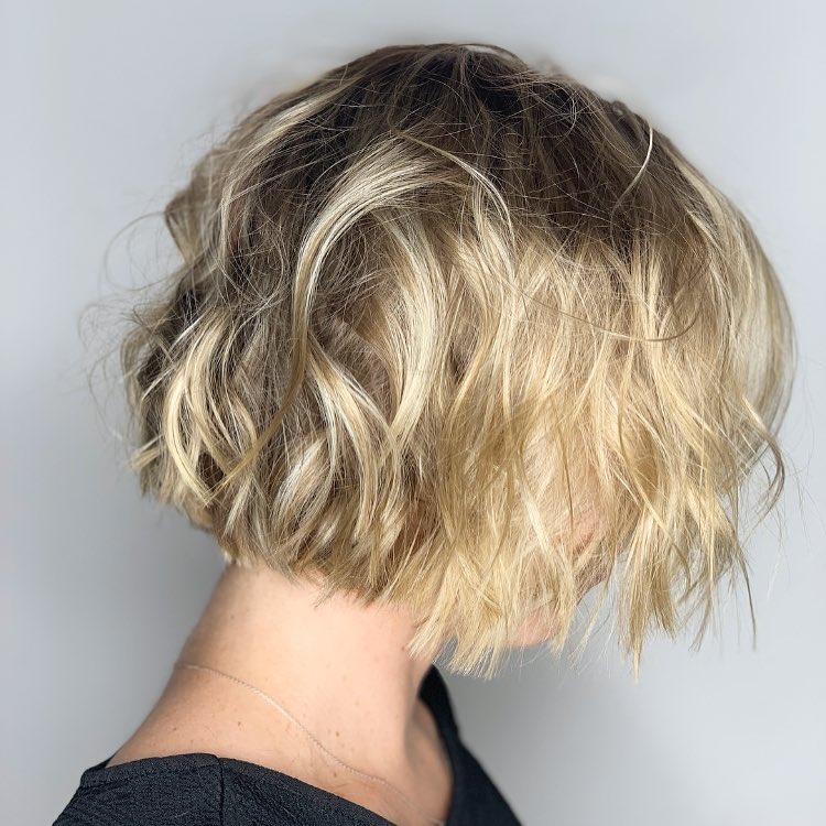 short messy bob