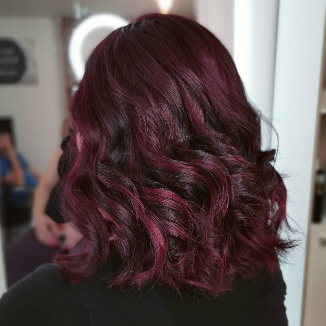 25 Beautiful Burgundy Hair Color and Hairstyles Perfect for a Change