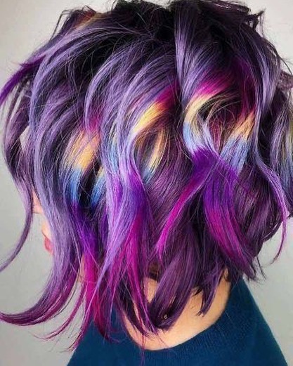 Share more than 92 colorful hairstyles for short hair best - in.eteachers