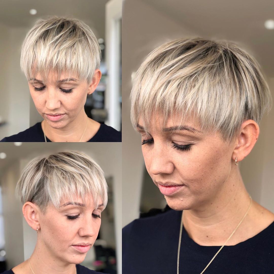 Short haircuts for clearance fine thin straight hair