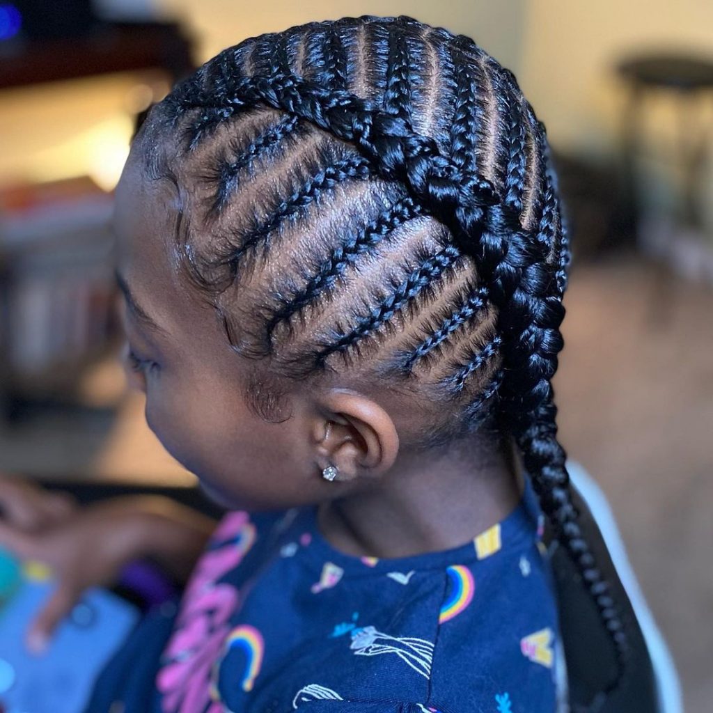 fishbone braids black hair