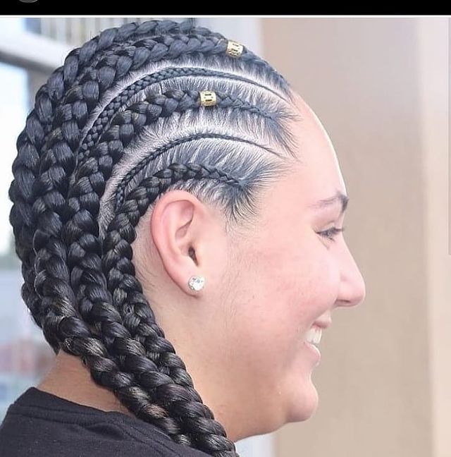 fishbone braids black hair