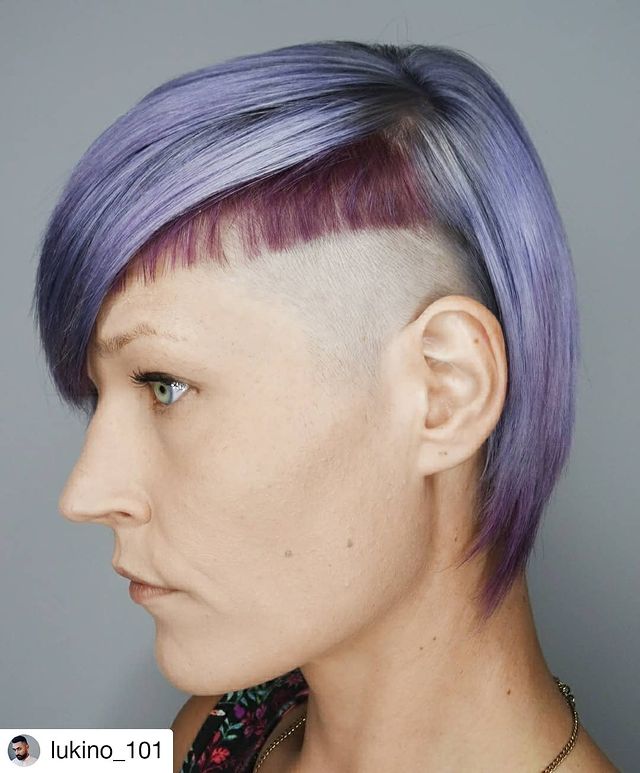 27 Short Haircut Shaved Sides AtikaAleasha