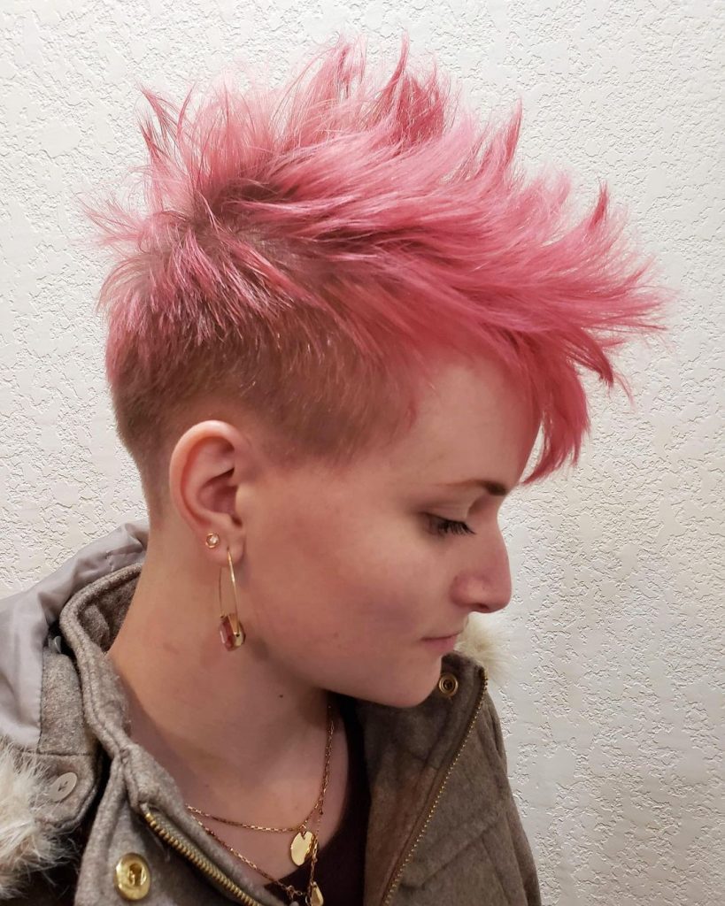 Fohawk Haircut For Women