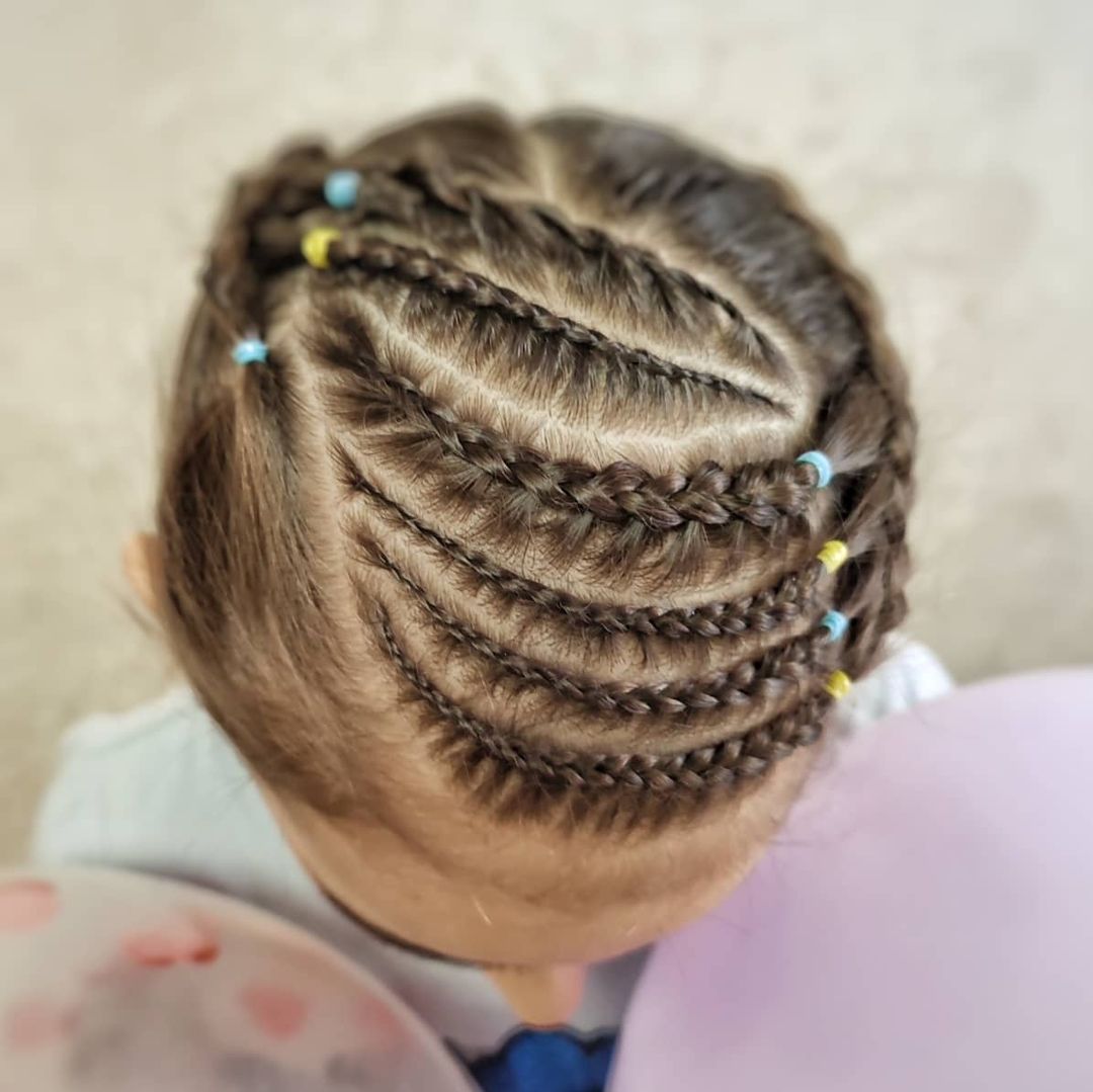 42 Fun and Easy Braided Hairstyles for Little Girls