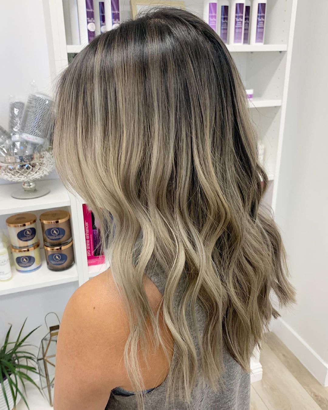 Ash Blonde Hair With Highlights