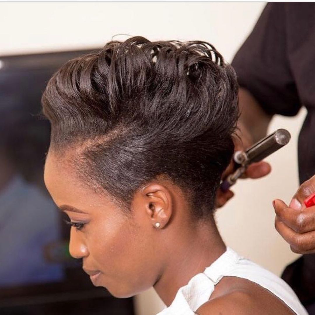 30 natural short hairstyles black hair ideas with images  Brieflycoza