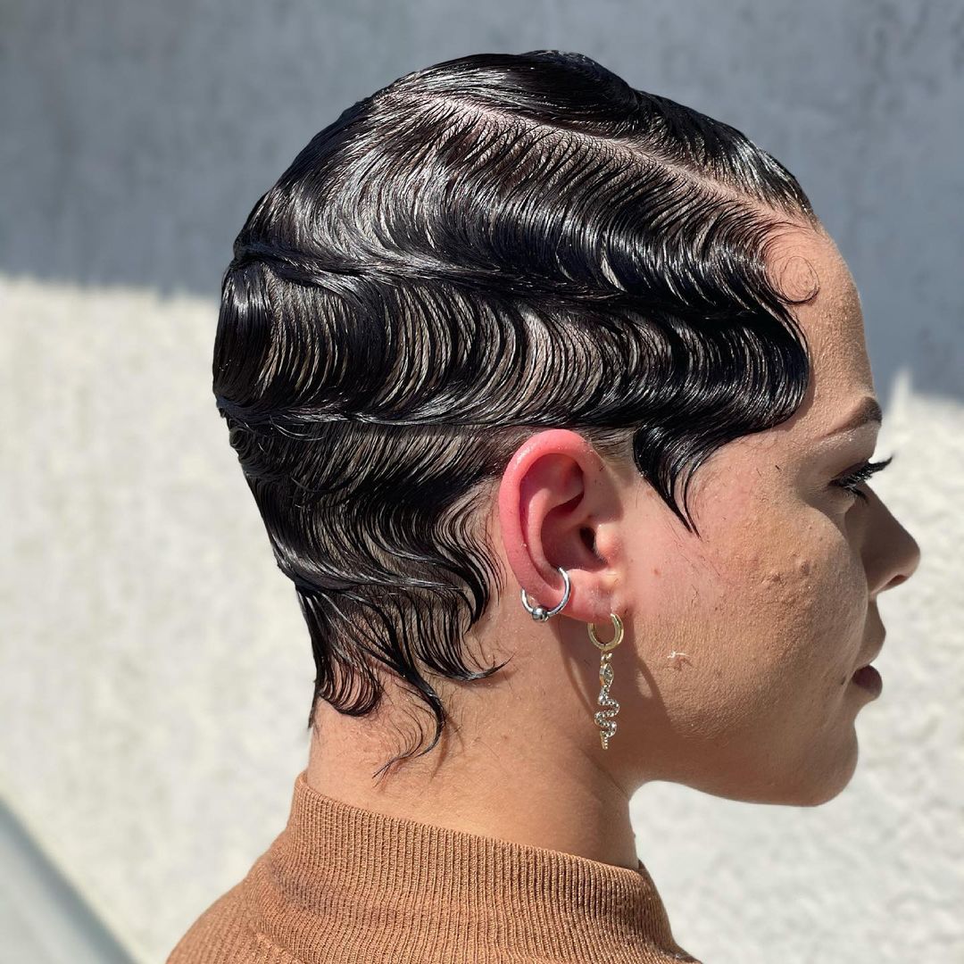 20+ Classy Finger Wave Haircuts For Every Woman