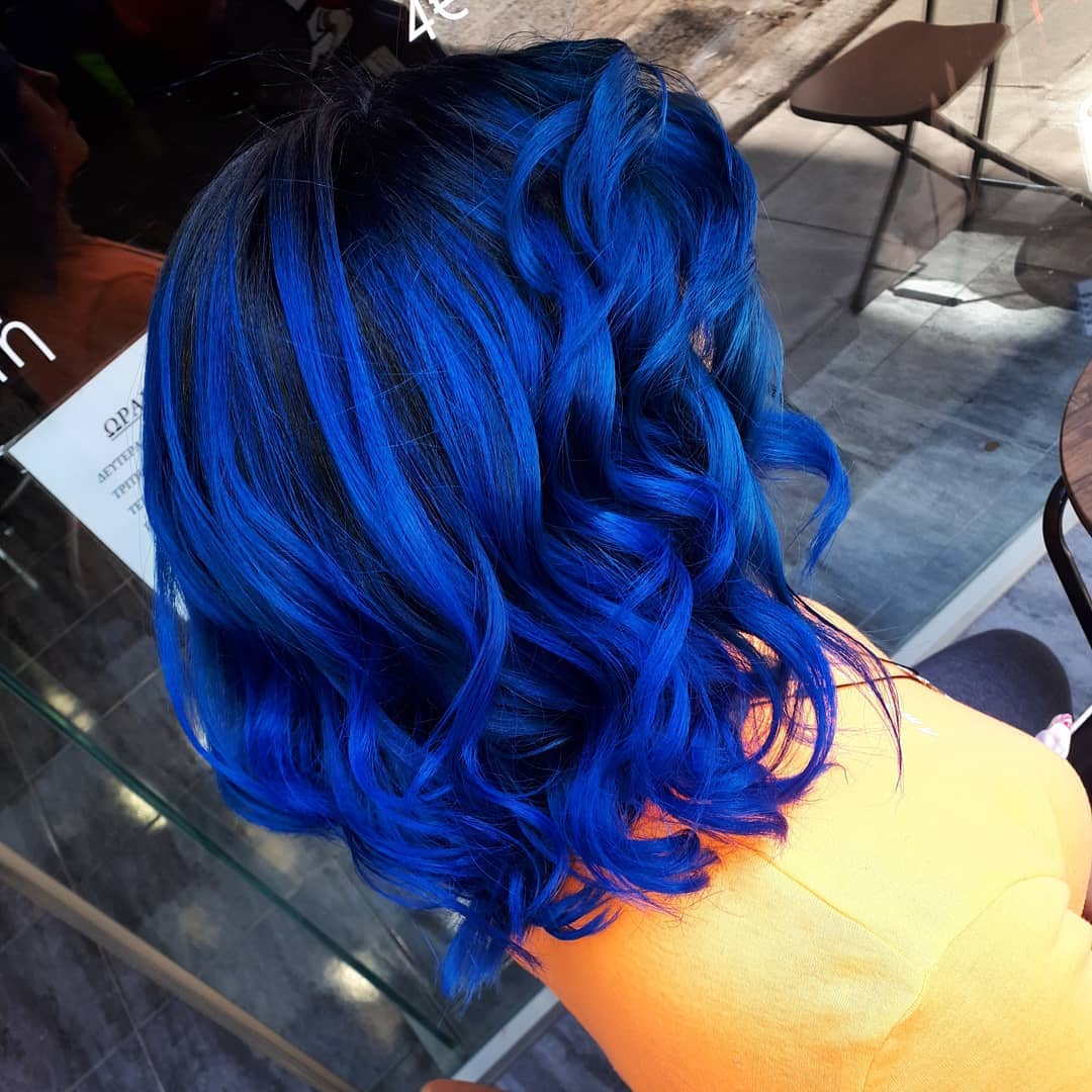 Blue Hair Dye Styles 