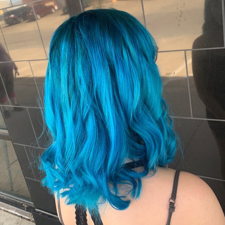 40 Blue Hair Color Ideas: Highlights, Ombre & Balayages