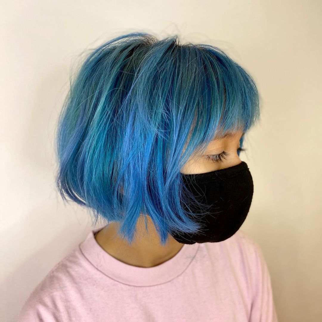 Top 8 Blue Hair Color Highlights To Try In 2022  Purplle