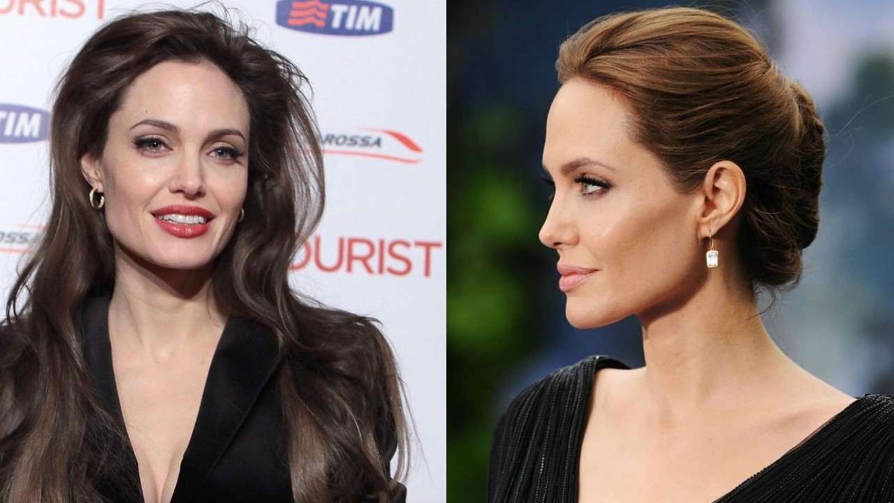 Pictures  Angelina Jolie Hairstyles  Angelina Jolie Long Textured  Hairstyle