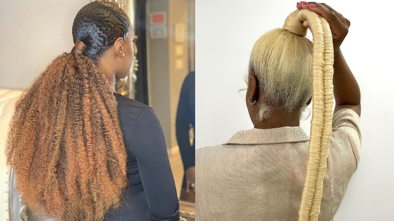20+ Gorgeous Ponytail Hairstyle Ideas for Black Women