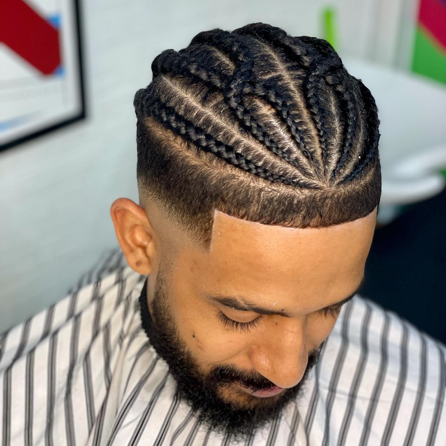 cornrow hairstyles for black men