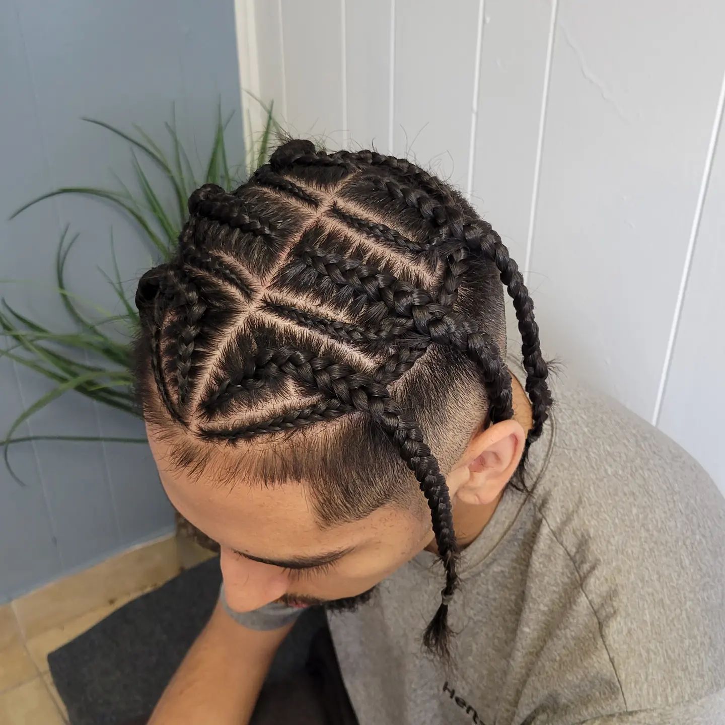 box braids on white guy