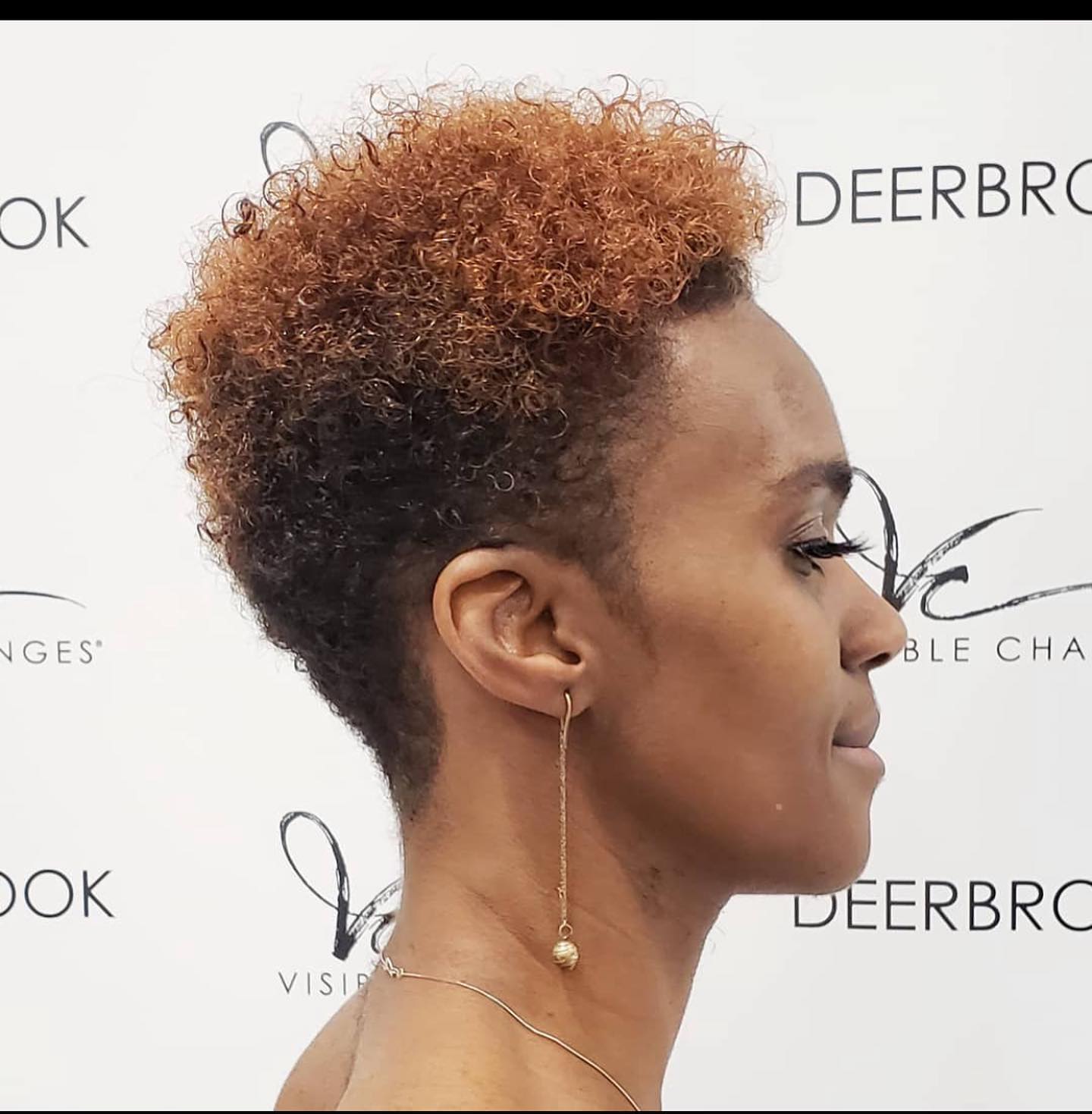 curly pompadour haircut for women