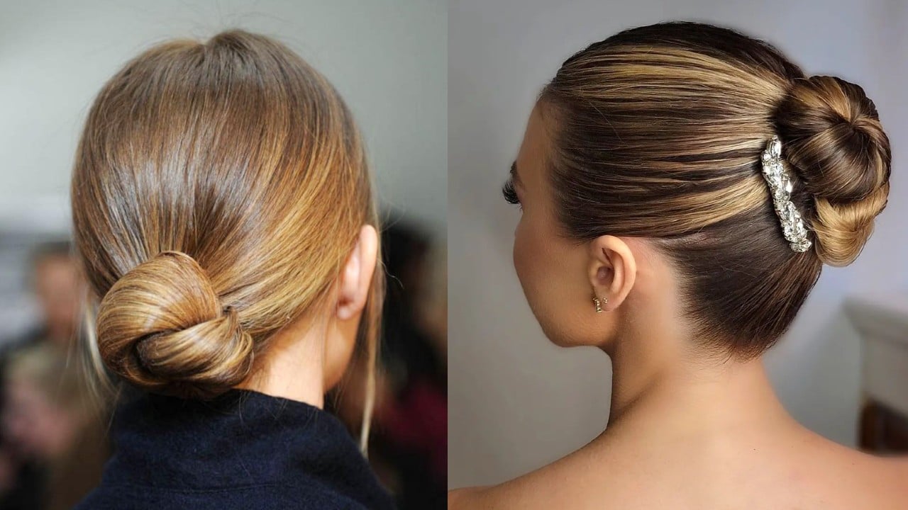 20+ “Snatched bun” Hairstyles