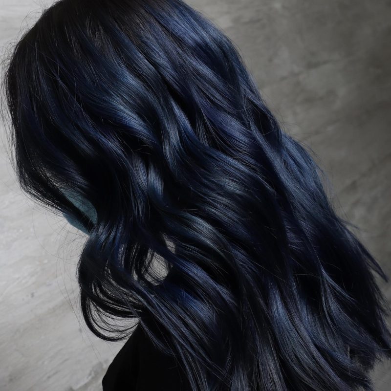 20+ Blue Black Hair Color Ideas