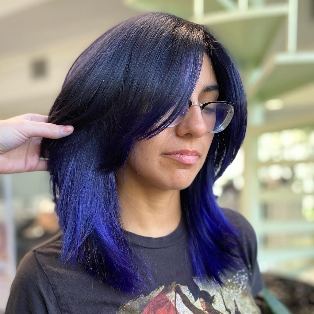 20+ Blue Black Hair Color Ideas